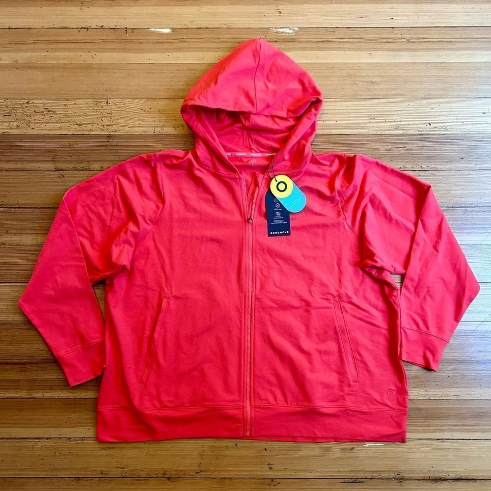 Marks & Spencer activewear brand Goodmove hoodie sweatshirt. Size 22/ XXL. NWT.